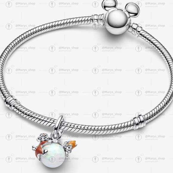 Pandora Disney Chip & Dale Bauble Dangle Charm - Picture 3 of 5